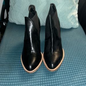 - Black Chinese Laundry Pull On Ankle Booties
